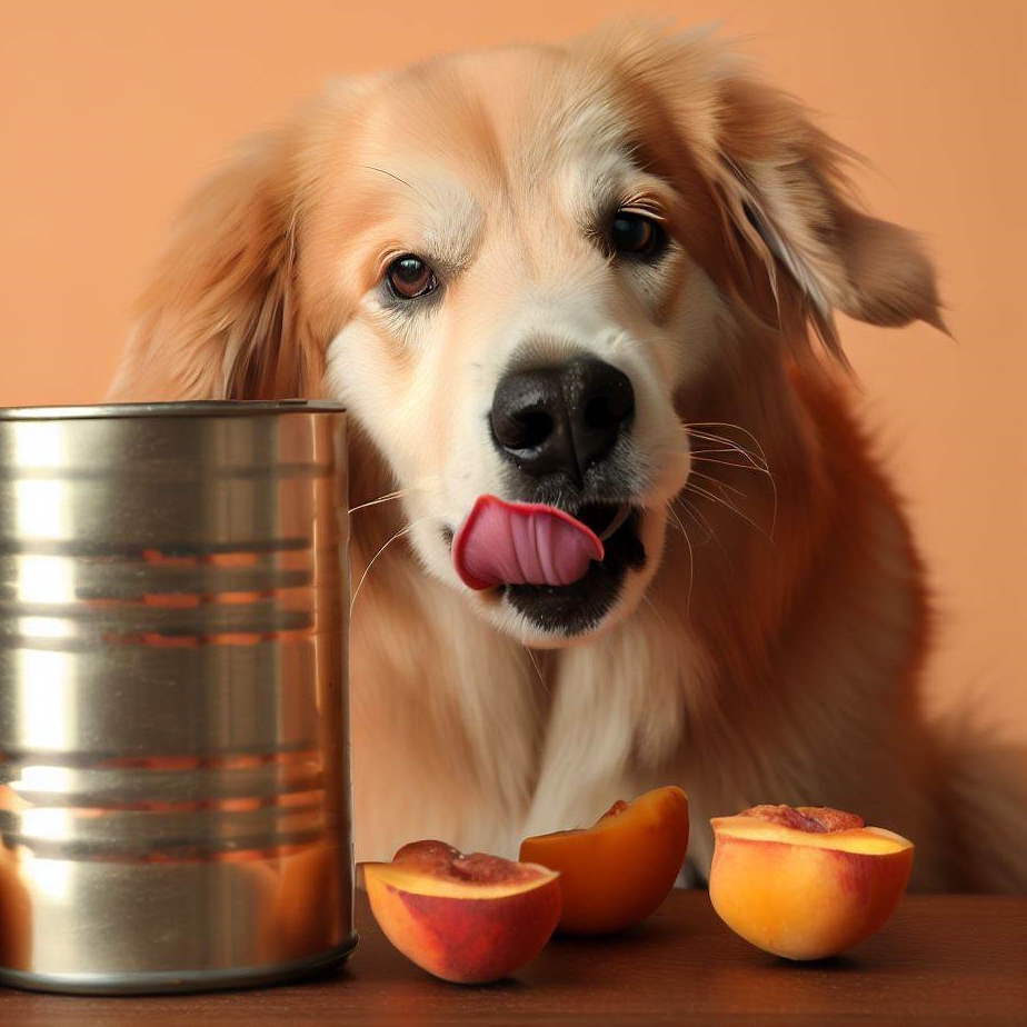 Czy pies może jeść brzoskwinie z puszki?