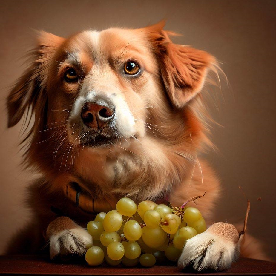 Dlaczego pies nie może jeść winogron