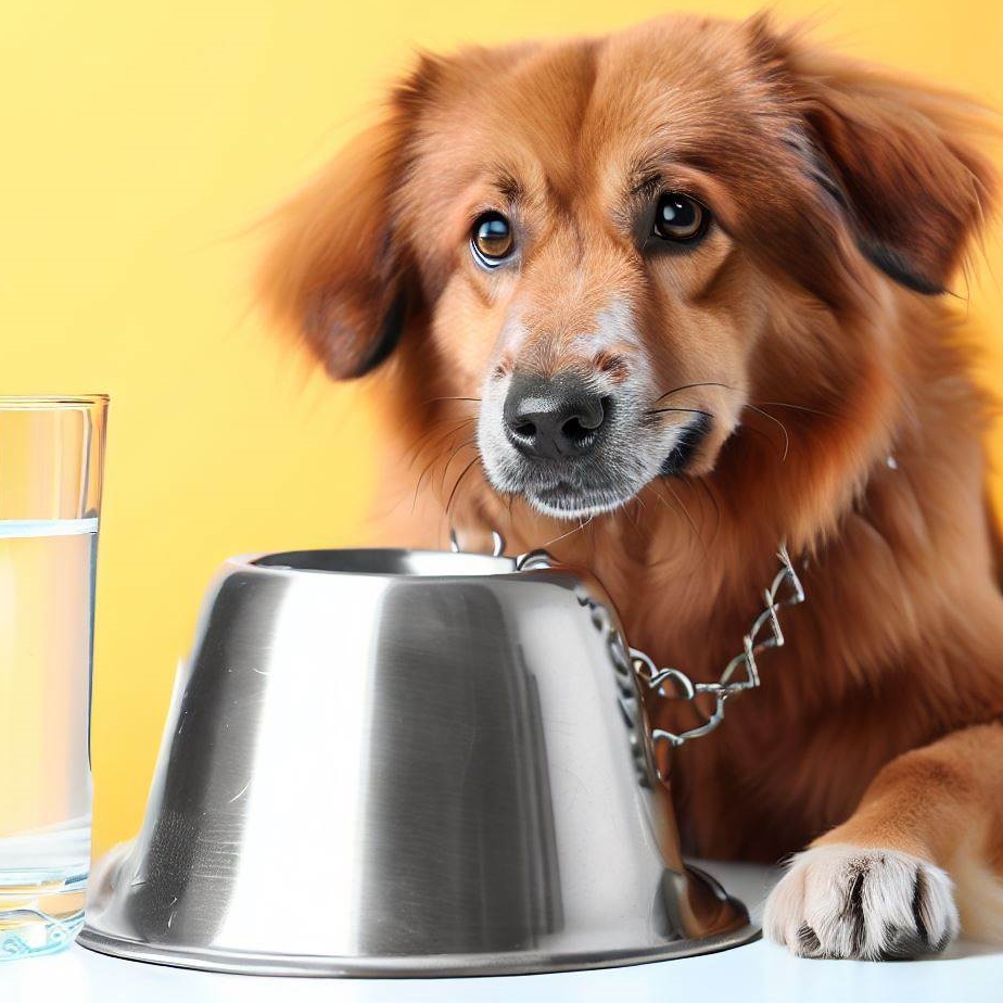 Dlaczego pies nie pije wody?