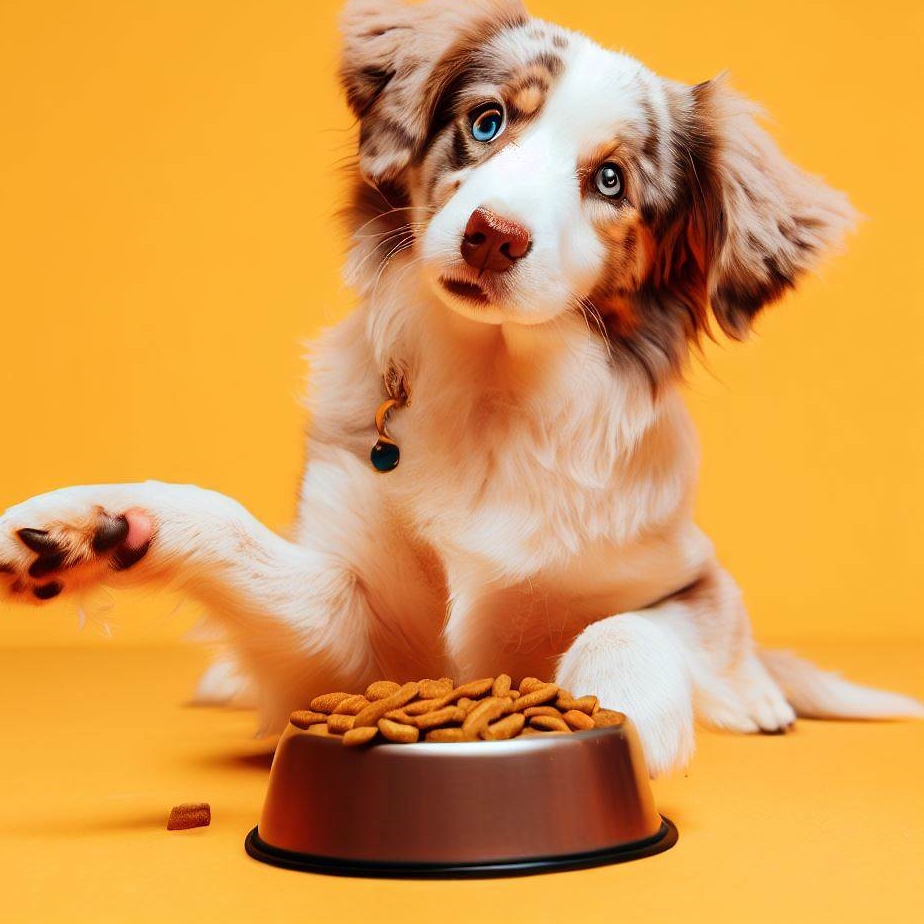 Dlaczego pies przesuwa miskę z jedzeniem