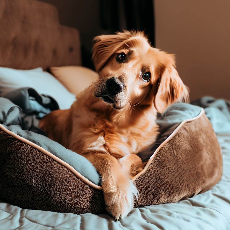 Dlaczego pies załatwia się na łóżko?