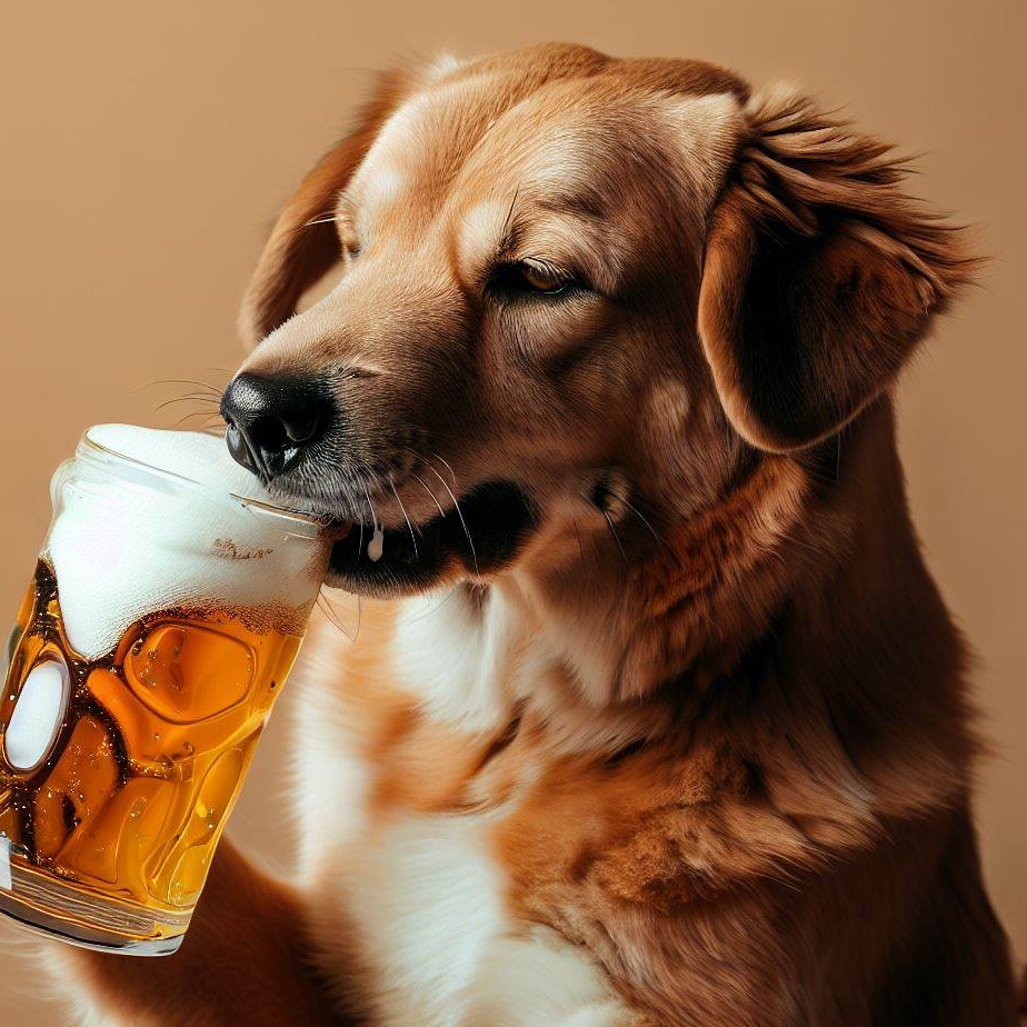 Czy pies może pić piwo?