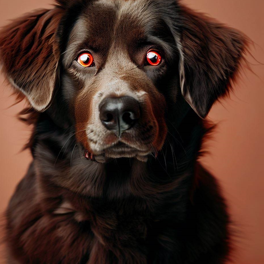 Dlaczego pies ma czerwone oczy?