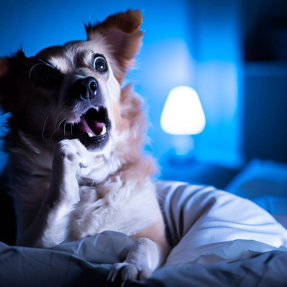Dlaczego pies piszczy w nocy?